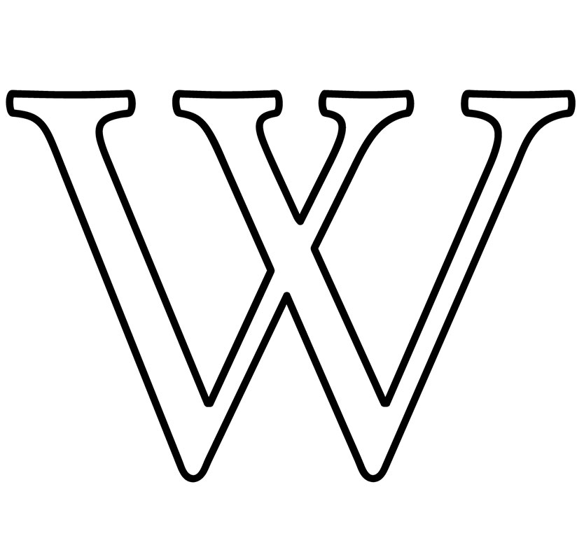 The Wikipedia 'W'